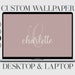 10 Custom Desktop Wallpaper Personalization, Laptop Background ...