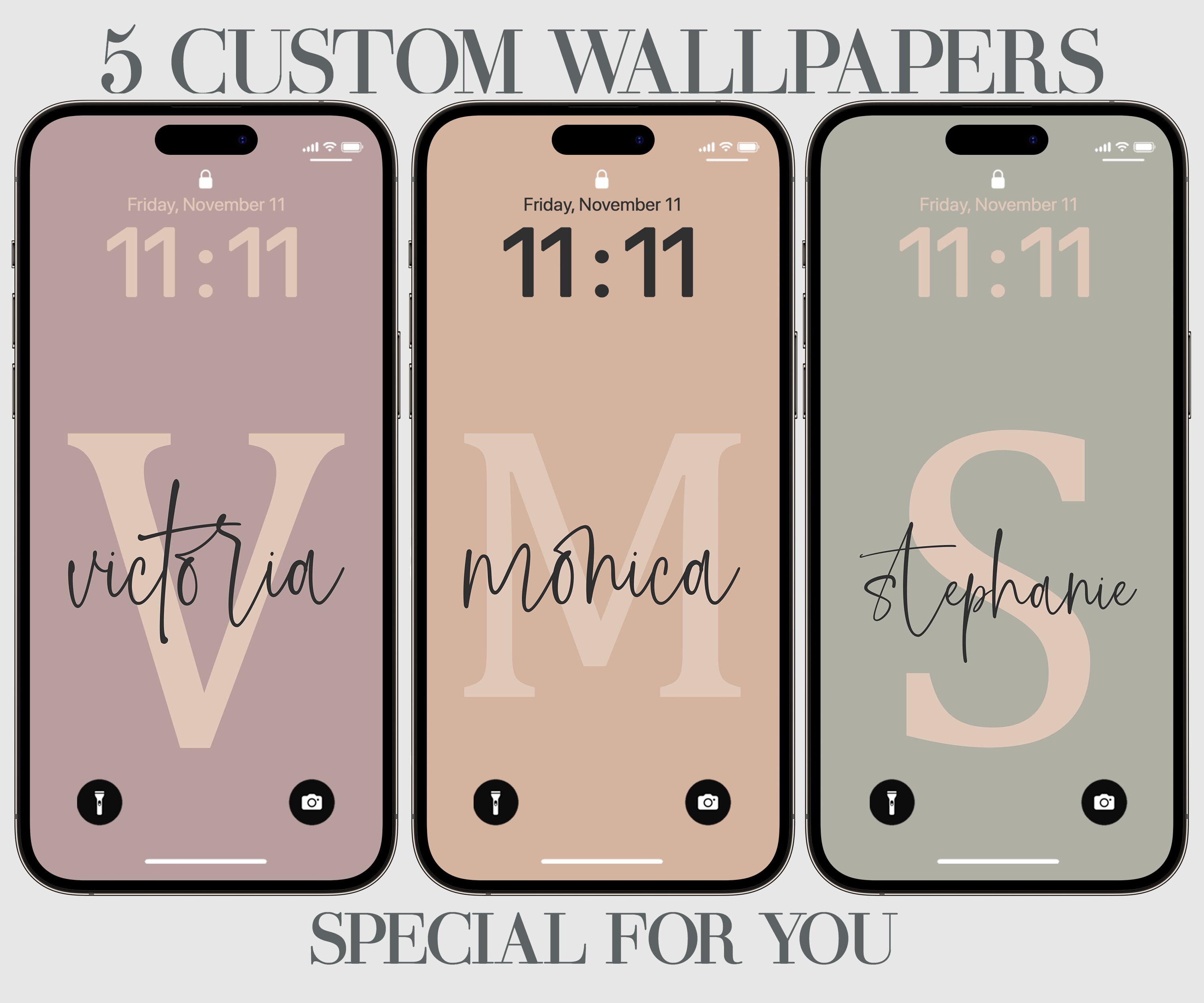 5 Custom Iphone Wallpaper Minimal Phone Background Etsy