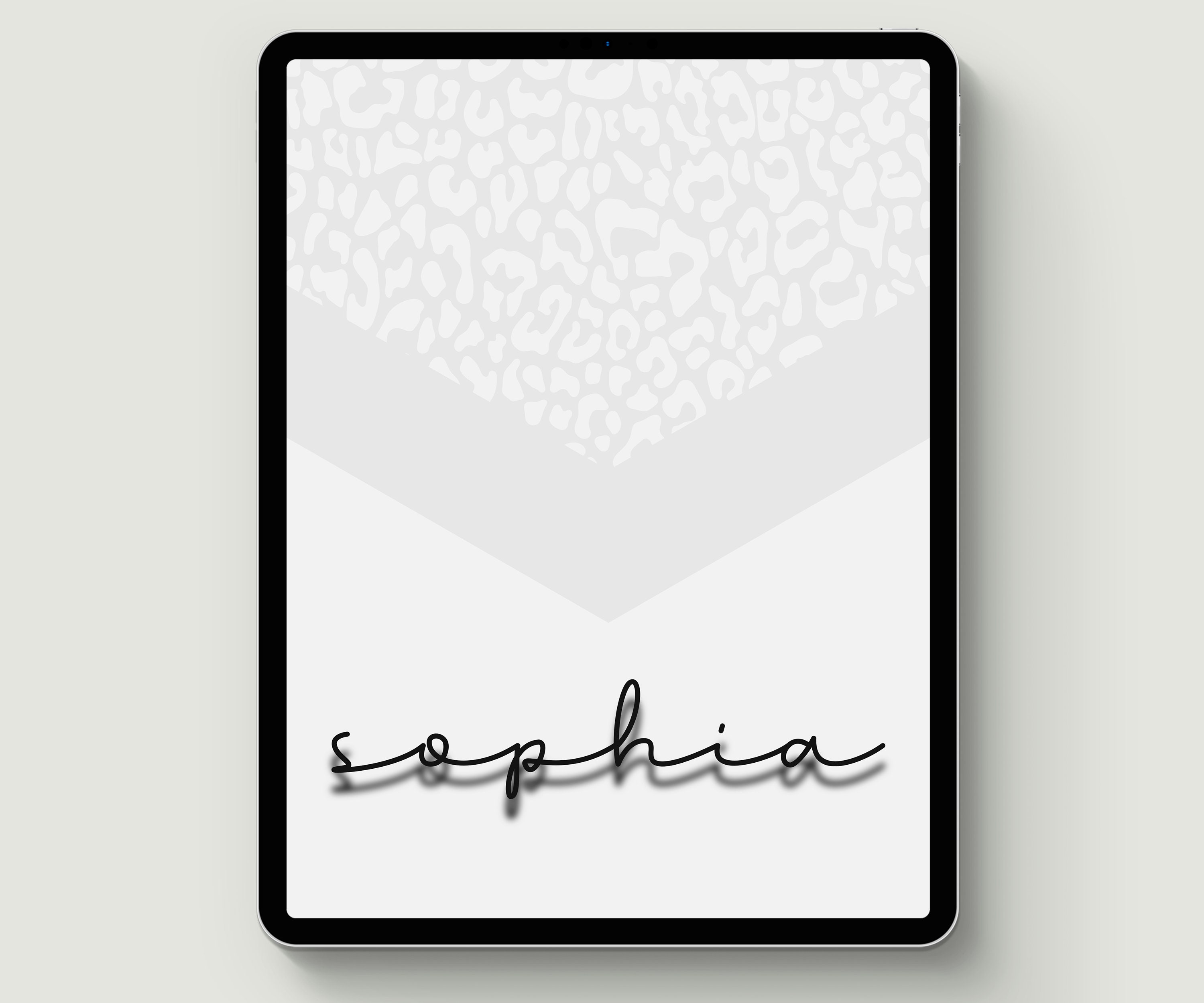 Aangepaste Leopard Chevron iPad-achtergrond: gepersonaliseerde  tabletachtergrond (digitale download) - Etsy België, image size:3000x2500