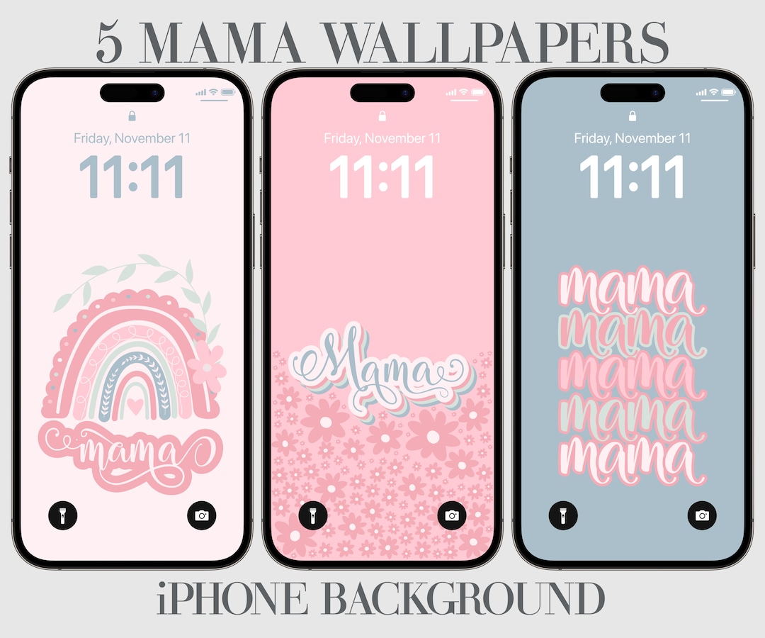 5 Mama iPhone Wallpaper, Leopard Phone Background, Pink, Blue, Mothers