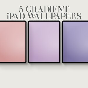 Purple, Pink, Vertical Gradient iPad Wallpaper, Aesthetic Tablet Background, Modern, Minimalist, Instant Download, Boho Soft, Abstract 5x