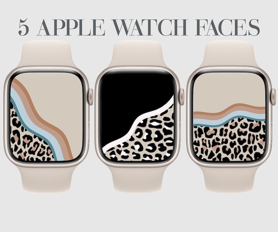 Cheetah print online apple watch face