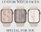 Personalized Boho Watch Face, Custom Smartwatch Wallpaper (Digital Download)