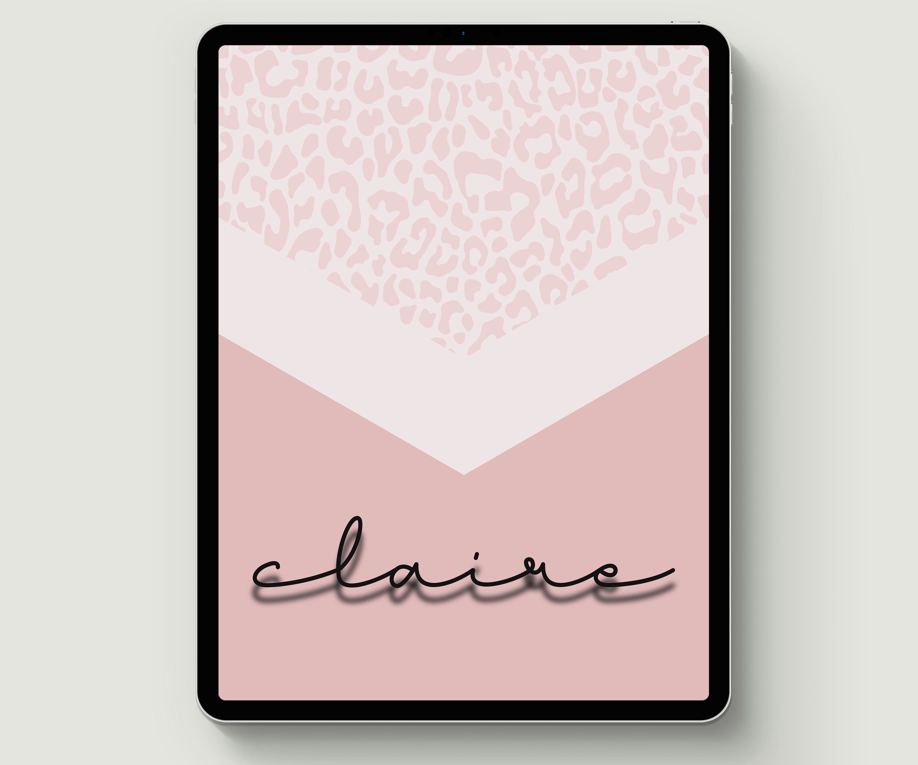 Aangepaste Leopard Chevron iPad-achtergrond: gepersonaliseerde  tabletachtergrond (digitale download) - Etsy België, image size:3000x2500