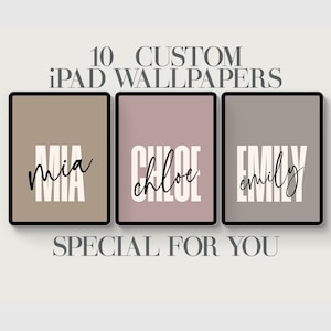 Custom iPad Wallpaper, Aesthetic Tablet Background, Affirmations, Personalization, Modern iPad, Minimalist iPad Design, High Resolution, 10x