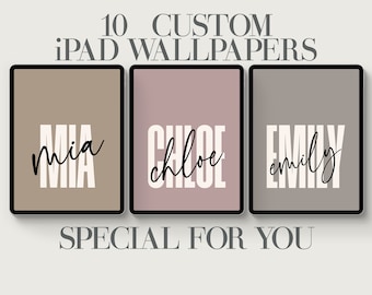 Custom iPad Wallpaper, Aesthetic Tablet Background, Affirmations, Personalization, Modern iPad, Minimalist iPad Design, High Resolution, 10x