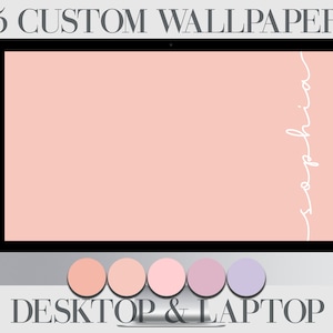 Pastel Spring, Pink, 5 Desktop Background, Custom Desktop Wallpaper Personalization, Laptop Background, Purple, Affirmations, Mac, Macbook