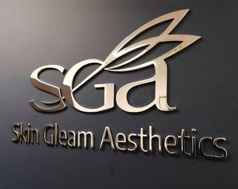 Lasergesneden acryllogobord, 3D-gepersonaliseerd bedrijfsbord