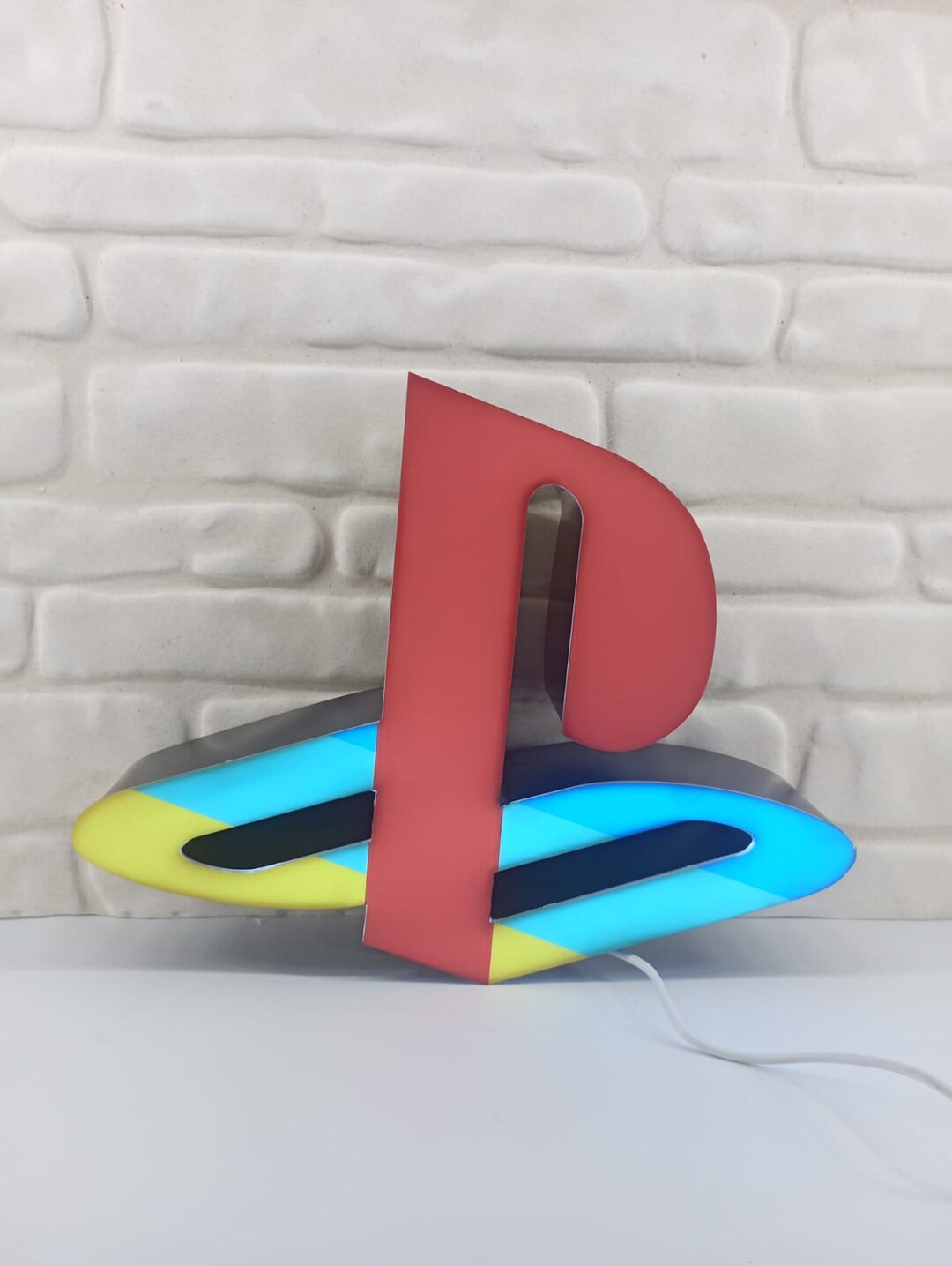 Playstation Led Light Box Game Room Decor 3D Printed Sign Etsy