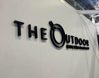 Custom Laser Cut Business Sign - 3D Acrylic Logo - Modern Office Wall Decor