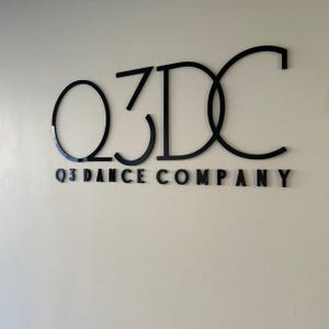 Custom Logo Sign: 3D Laser Cut Acrylic & Metal Wall Decor