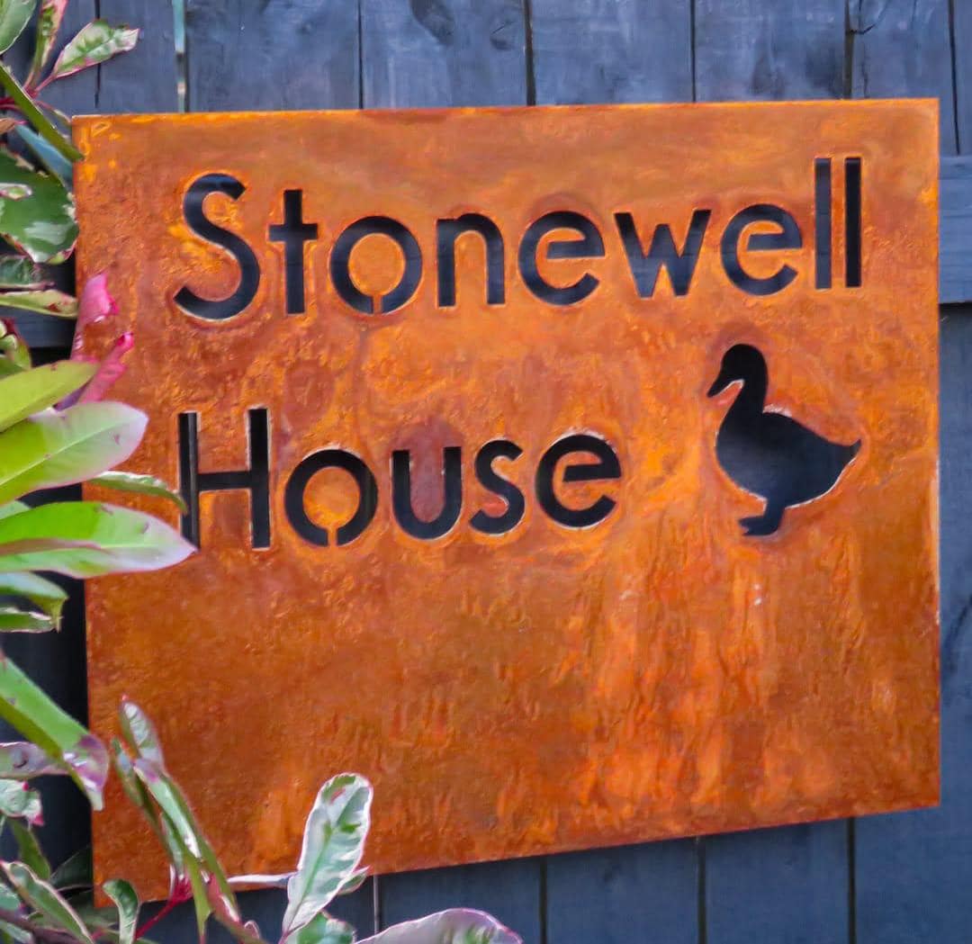 Custom Rusty Metal Sign, Rusty Steel, Custom Rusty Sign, Farm Signs ...