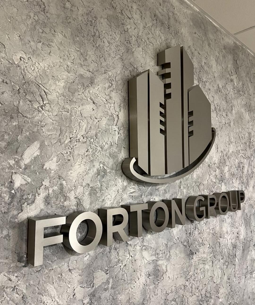 Custom Metal Business Sign - 3D Stainless Steel Logo - Office Wall ...