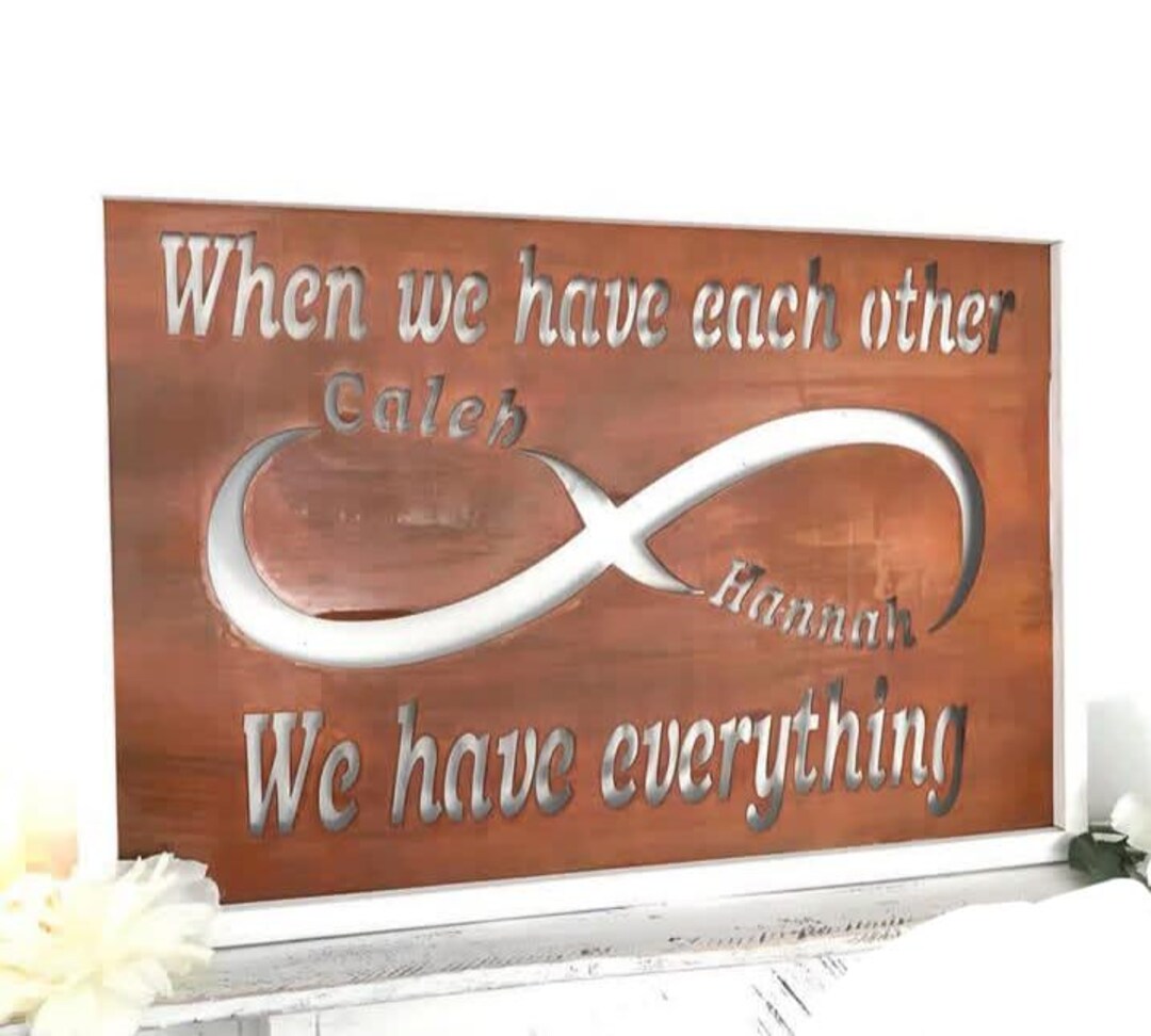 Custom Rusty Metal Sign – Personalized Rust Steel Wall Art for Garage ...