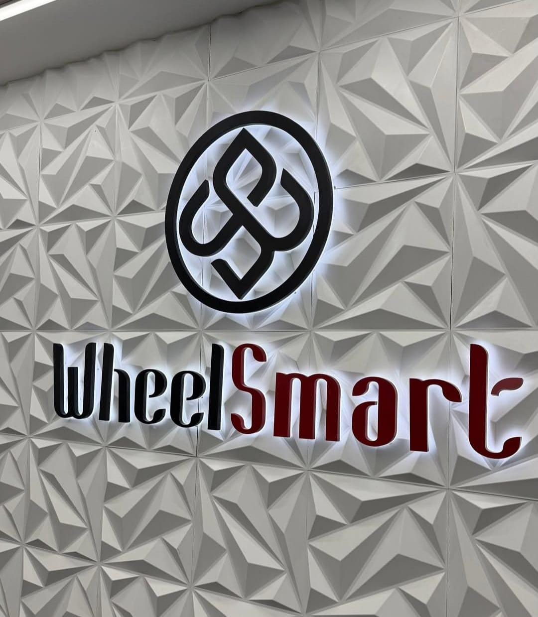 Custom Backlit Business Sign - 3D LED Logo Light - Illuminated Office ...
