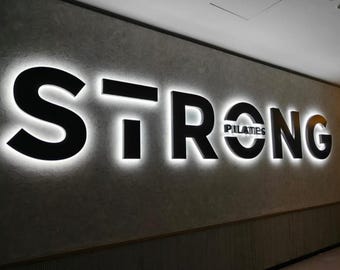 Custom 3D Light Up Business Sign | Backlit Logo, Salon & Studio