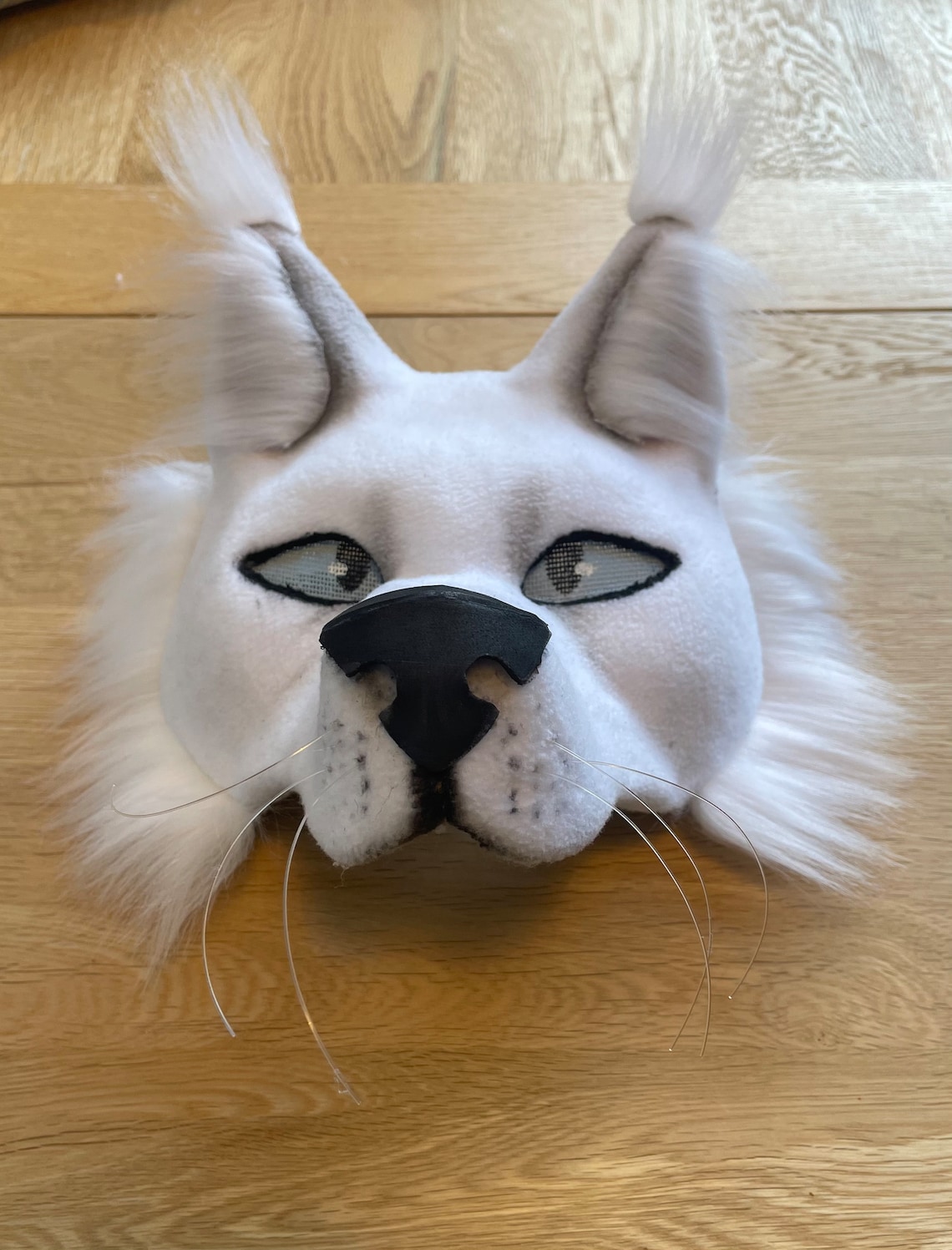 Therian Wolf Mask Quadrobics Mask White Shepherd Dog Mask - Etsy