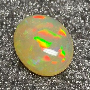 Ethiopian Opal Cabochon,Welo Opal,Fire Opal,Natural Opal,Loose Opal, 5.30 carats, jewelry grade
