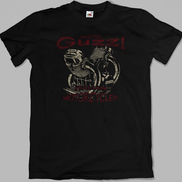 Classic Italian Motorcycle T-Shirt for Moto Guzzi fans Short / Long sleeve