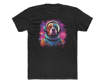 Space Pitbull 1 Premium Fit Cotton T-Shirt