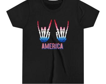 T-shirt à manches courtes pour jeunes America