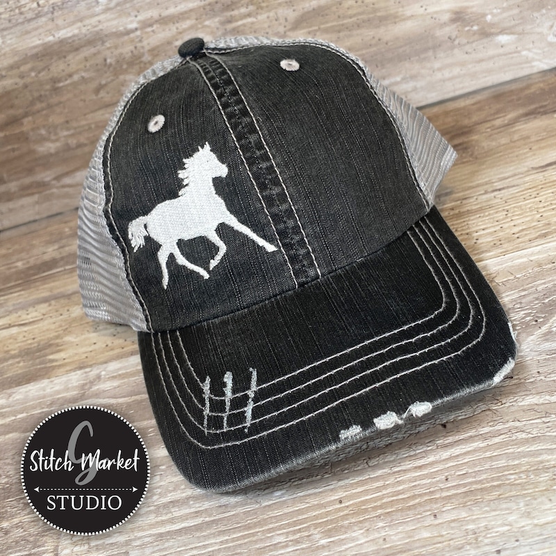 Equestrian Trucker Cap - Etsy
