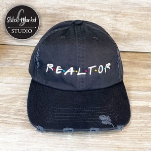 Realtor - Friends Logo Schrift | Baseball mütze Besticktes Design Damenmütze