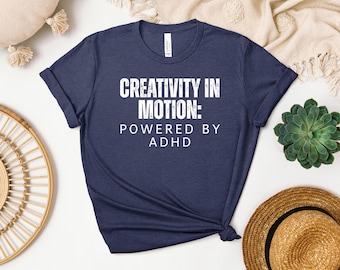ADHD Humor T-Shirt: Sarcastic Mental Health Tee for Women