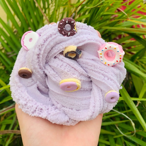 Donut purple scented cloud slime