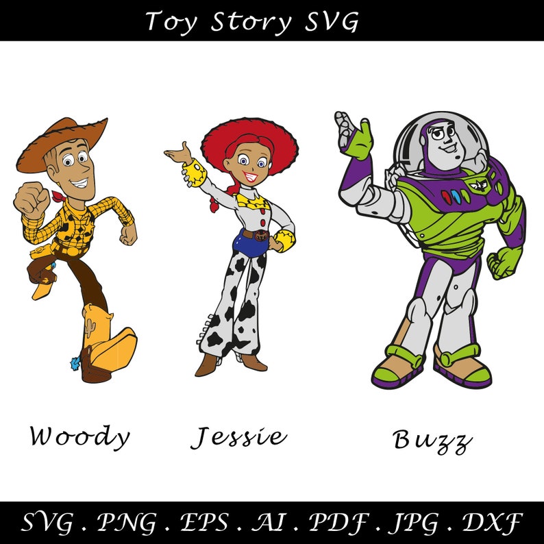 Toy Story Characters Svg, Toy Story Svg Bundle, Toy Story Svg Png, Toy