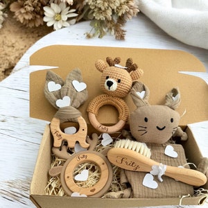 Babyset zur Geburt, Babygeschenkset Mädchen, Geschenkbox Geburt Junge, Geschenkbox Neugeborenes, Set Geburt, Babygeburtsset, Babyparty