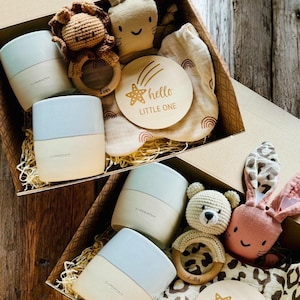 Conjunto de presentes para novos pais, presente de nascimento, presente de chá de bebê, presente de nascimento para pais e bebê