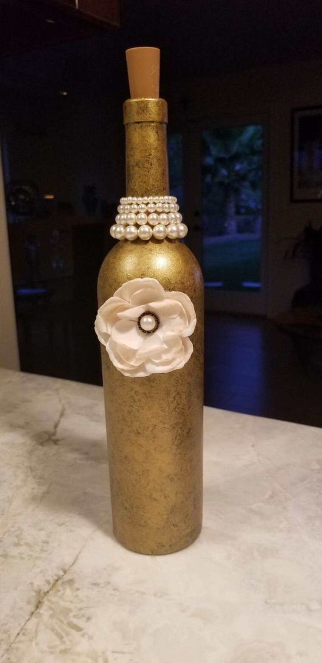 Hand Painted Fairy Lights, Wine Bottle Fairy Lights, Wine Bottle String Lights, DIY Gift Idea