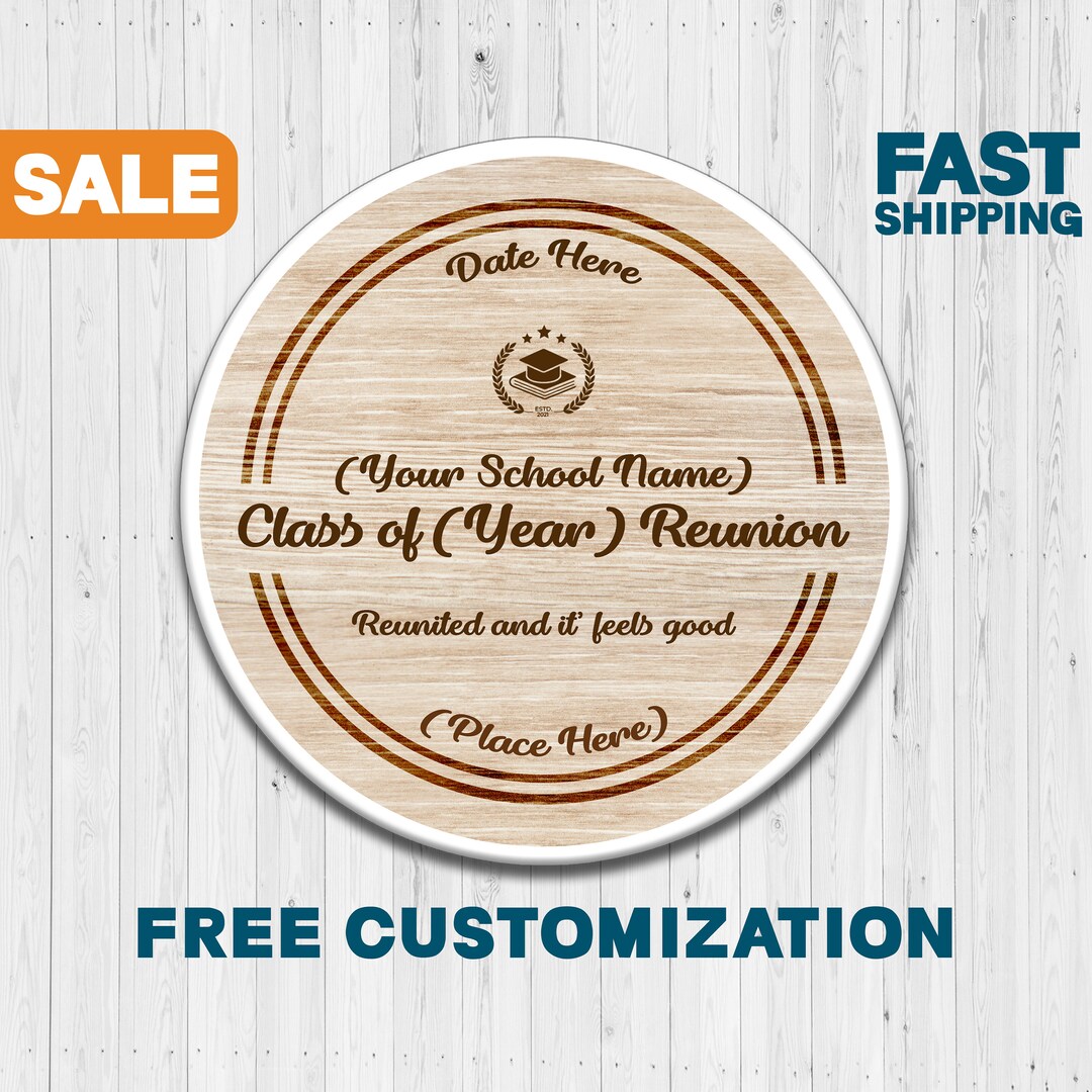 Personalized Reunion Favors 50th Class Reunions Etsy