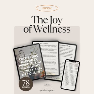 The Joy of Wellness // Happiness and Wellness Guide // Stress Management // Mindfulness // Healthy Habits // Mental Wellbeing eBook
