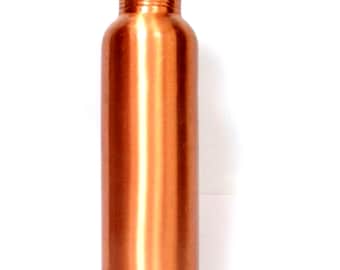 Copper Water Bottle, Drinking Copper Bottles, Pure Copper Bottle, 1 Litre Copper Water Bottle, Ayurveda Yoga Health Benefits Copper Bottles