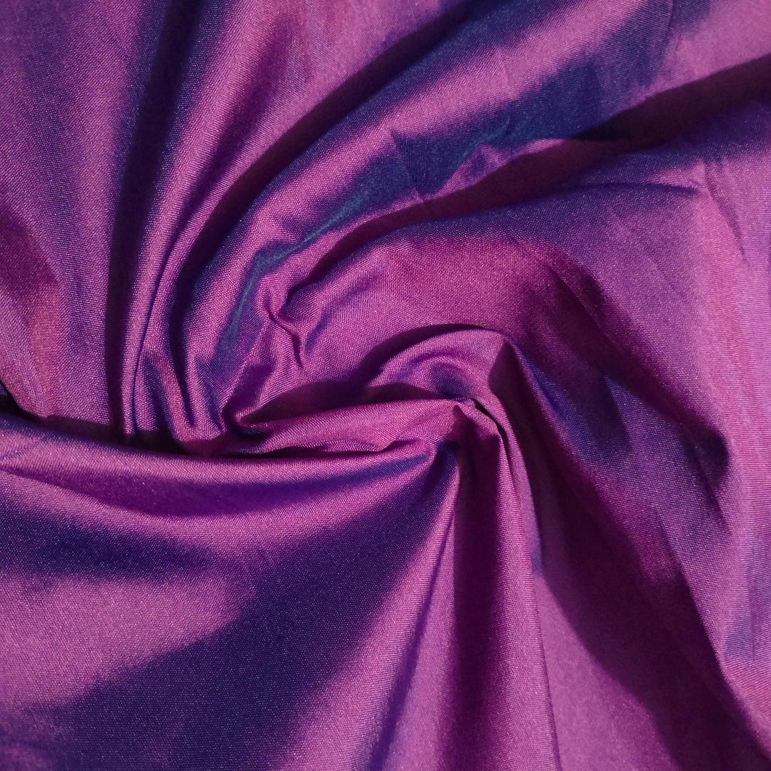 Royal Purple Heavy Taffeta Silk Fabric