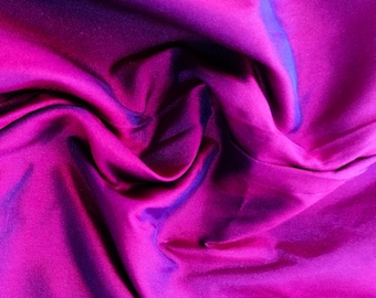 Purple Two Tone Taffeta Fabric, Taffeta Silk Fabric, Taffeta Gown Fabric, Polyester Taffeta Fabric By The Yards