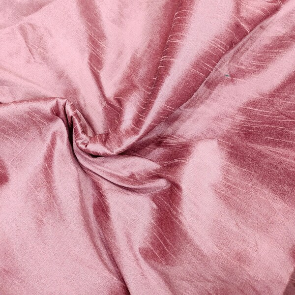 English Rose Dupioni Silk Fabric main image 1