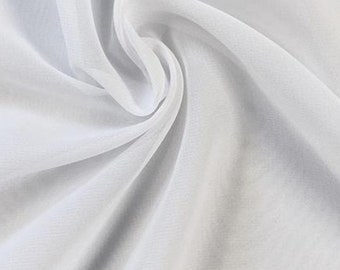 Tela de gasa blanca, tela de gasa de color blanco para bodas