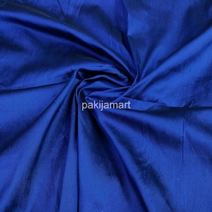 Royal Blau Taft Stoff, Taft Seidenstoff, Taft Kleiderstoff, Polyester Taft Stoff Meterware