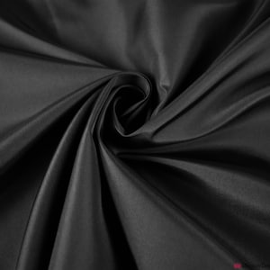 Black Taffeta Fabric, Taffeta Silk Fabric, Taffeta Gown Fabric, Polyester Taffeta Fabric By The Yards