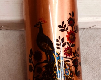 Copper Coated Water Bottle, Drinking Copper Bottles, Pure Copper Bottle, 1 Litre Copper Bottle, Ayurveda Yoga Health Benefits Copper Bottles