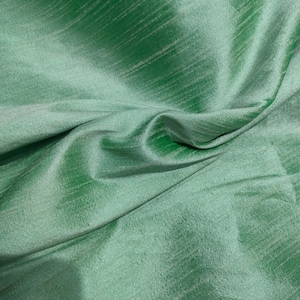 Donkere pista-kleur Dupioni-zijde, faux dupioni-stof voor jurkstof, polyester dupioni-stof op maat gesneden, bruidsjurk, trouwjurken