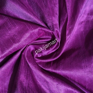 Seda Dupioni, Tela Dupioni Morada, Tela Dupioni Opaca para Vestidos, Tela Dupioni Falsa por Metros, Vestido de Novia, Vestidos de Novia