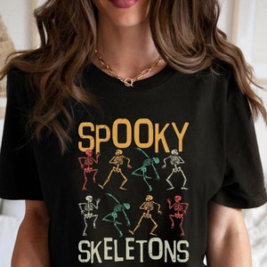 Halloween Shirt, Dancing Skeleton Shirt, Funny Halloween Shirt, Trick or Treat Shirt, Unisex Shirt, Spooky Season Shirt, Halloween Costume