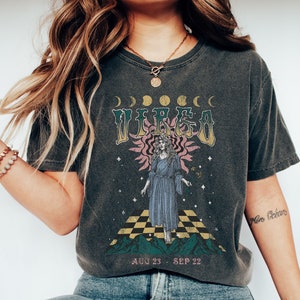 Comfort Colors Zodiac Virgo Vintage Tee, Celestial Virgo Shirt Trendy Oversized Tee, Astrology T Shirt, Zodiac Birthday Gift For Virgo Shirt Pepper