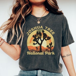 Comfort Colors Joshua Tree Tee Joshua Tree National Park Shirt Joshua Tree Vintage Inspired T-shirt Unisex Tee Hiking Tshirt Camping Shirt