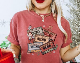 Retro Comfort Colors Western Christmas T-shirt, Funny Classic Christmas Shirt, Vintage Retro Christmas Shirt, Christmas Gifts Xmas Tee Shirt