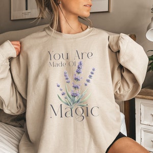 Flower Sweathirt Floral Shirt Wildflower Shirt Gift For Women Vintage Flower Botanical Plant Lover Gift Wild Flower
